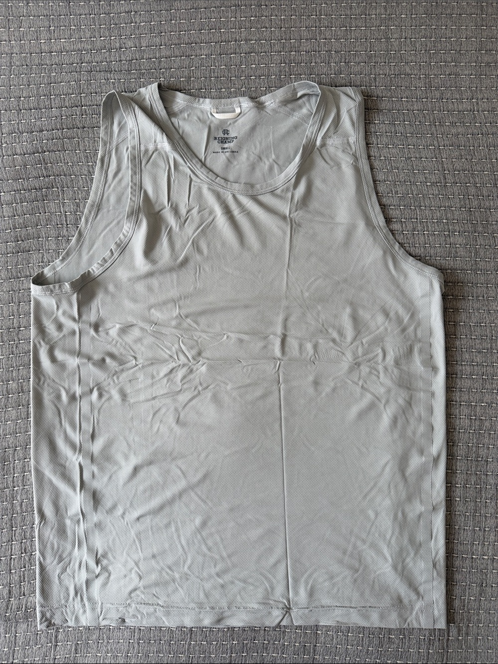 Reigning Champ Light Gray Men’s Athletic Tank